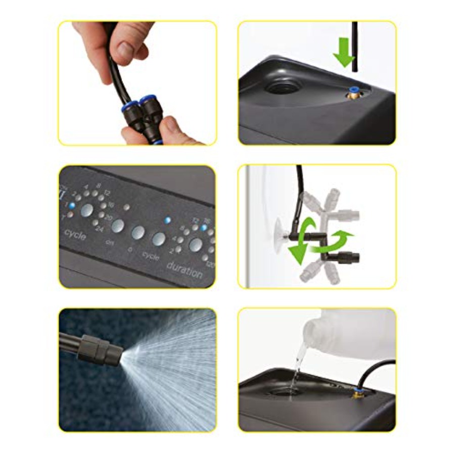 Reptile terrarium misting syst - Misting Nozzle Reptile recensie en prijs