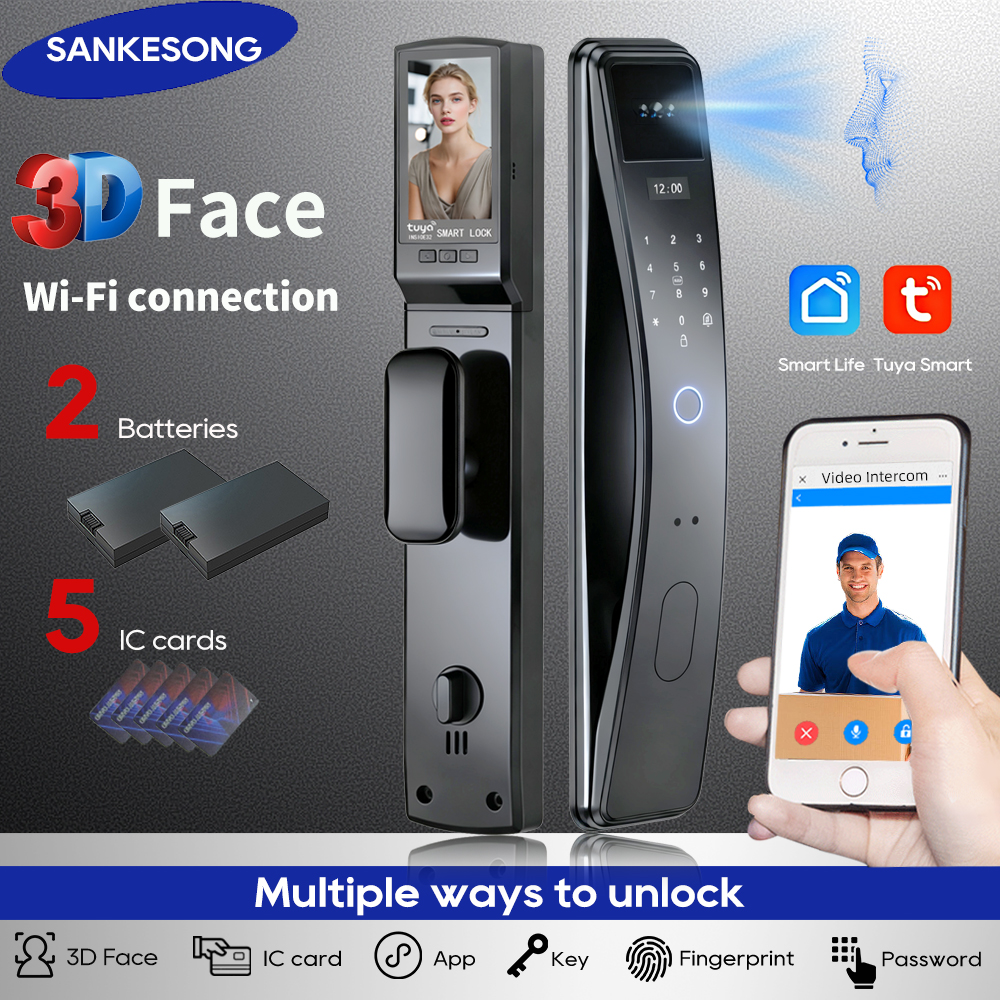 SANKESONG Tuya Smart 3D Face D - Glass Door Hinge recensie en prijs