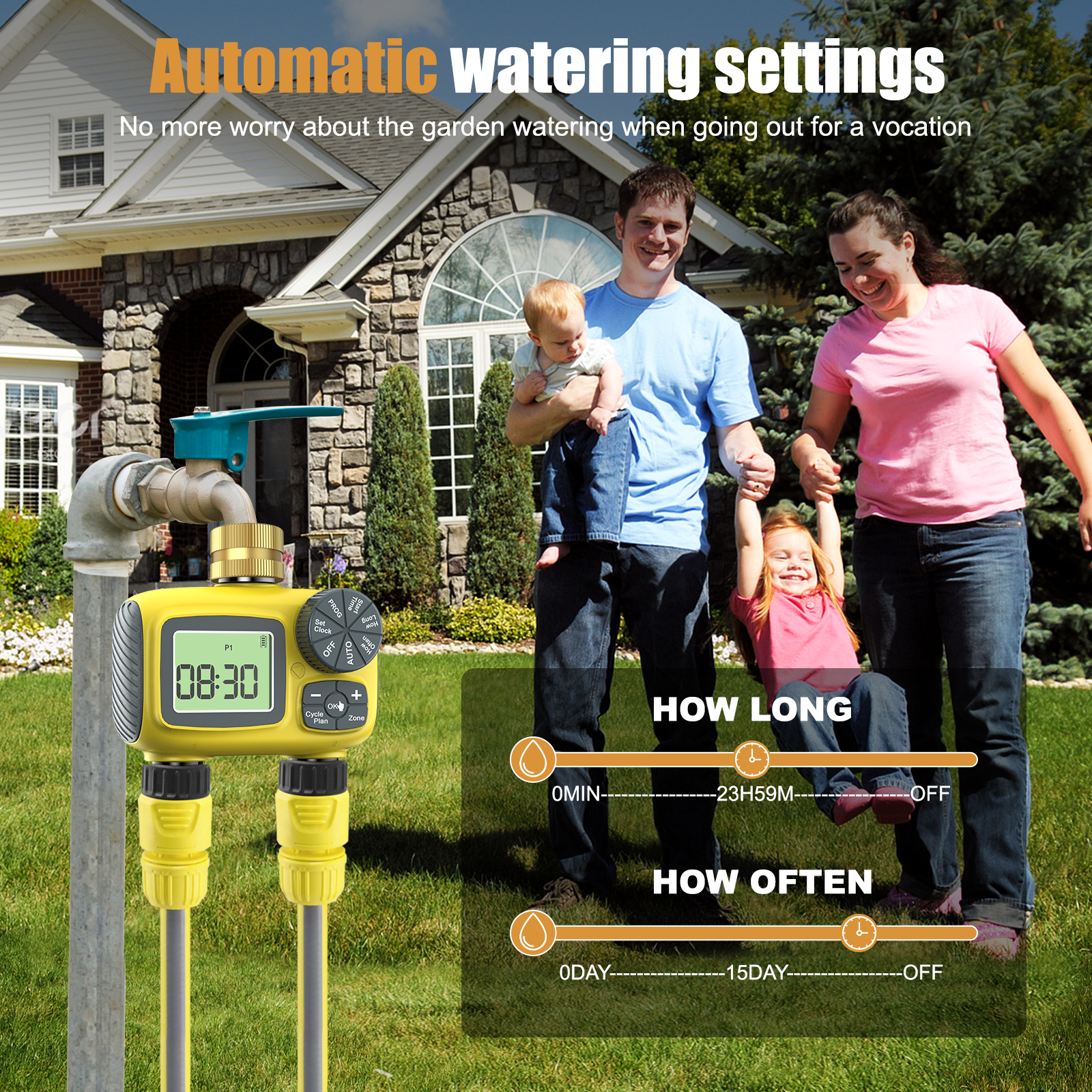 Insoma Smart Water Timer Dual  - Timer Dual Outlet recensie en prijs