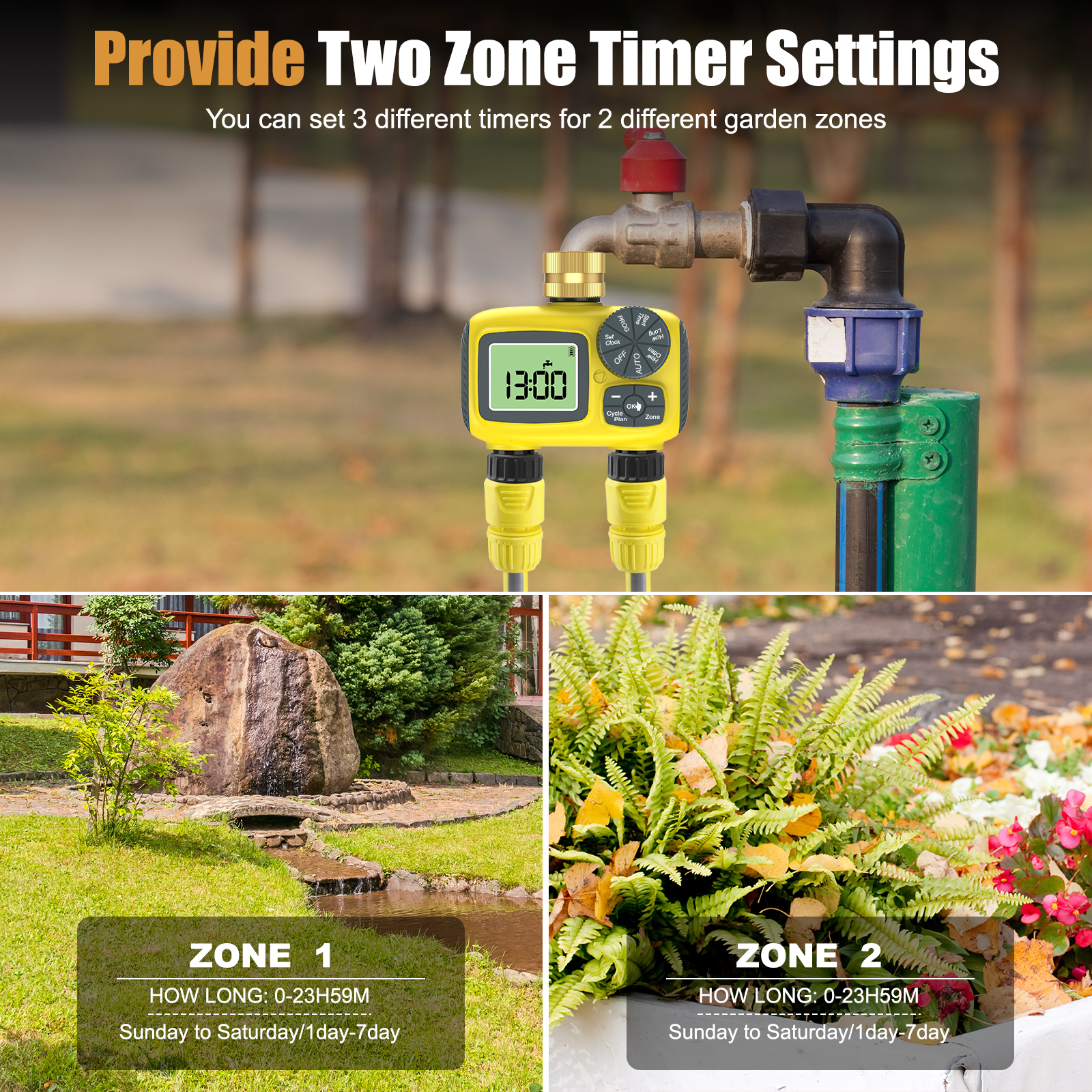 Insoma Smart Water Timer Dual  - Timer Dual Outlet recensie en prijs