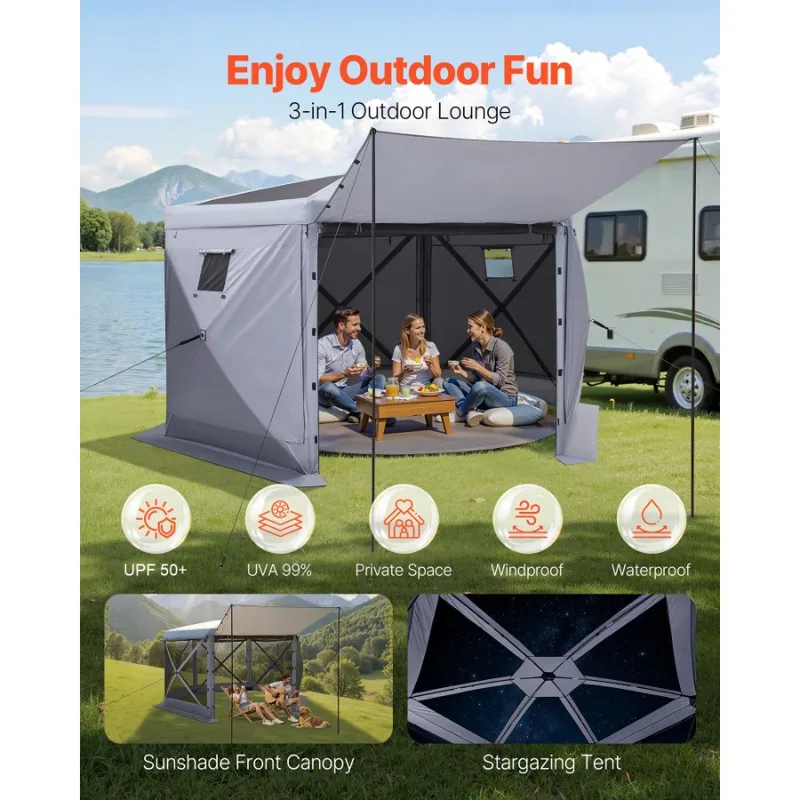12x12ft 6 Sided Up Screen Gaze - Screen Top Mesh recensie en prijs