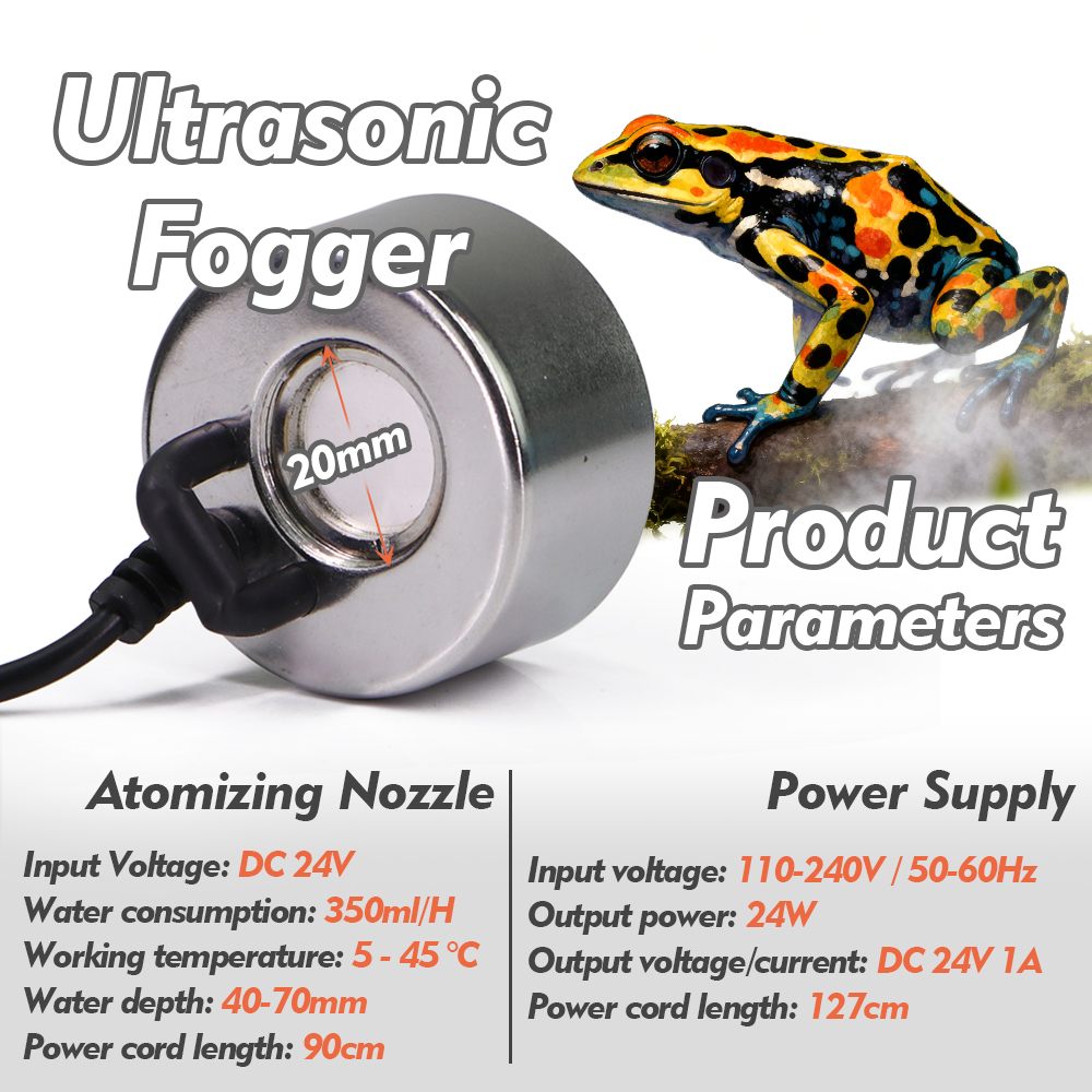 Ultrasonic Fogger w/ Water Sen - Terrarium Fogger Ultrasonic recensie en prijs