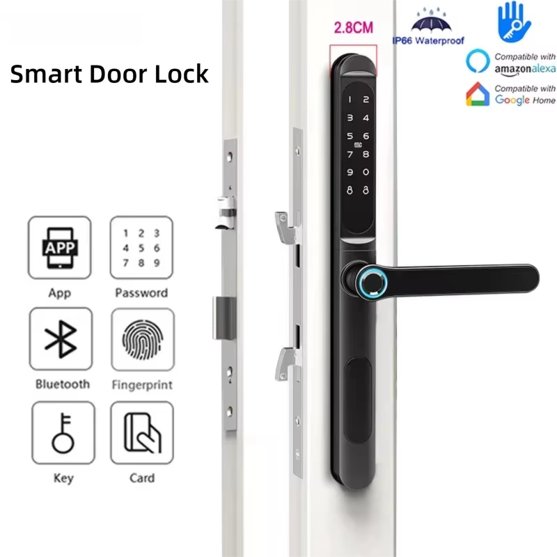 Smart Door Lock With Fingerpri - Glass Door Hinge recensie en prijs