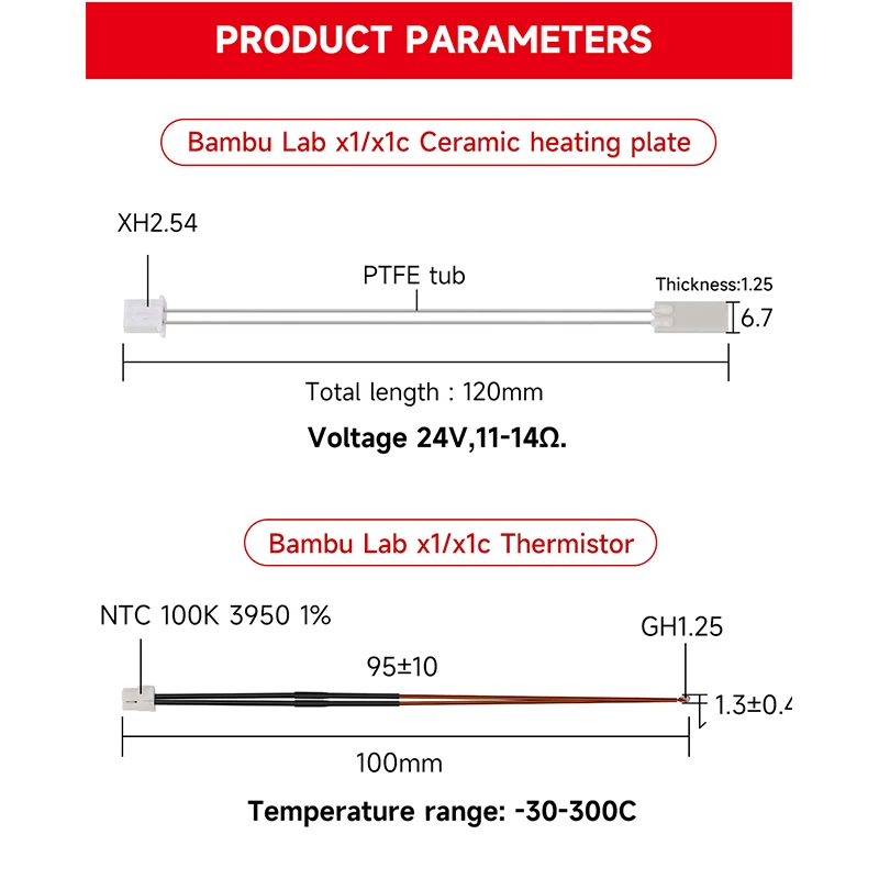For Bambulab Hotend Heater The - Ceramic Heat Emitter recensie en prijs