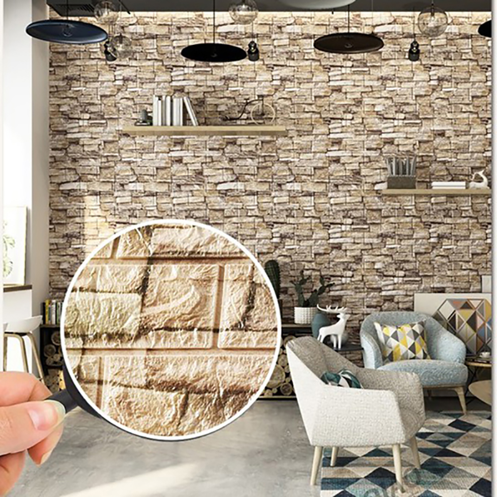 70cm*1m  3D Brick Pattern Wall - Pvc Panel Background recensie en prijs