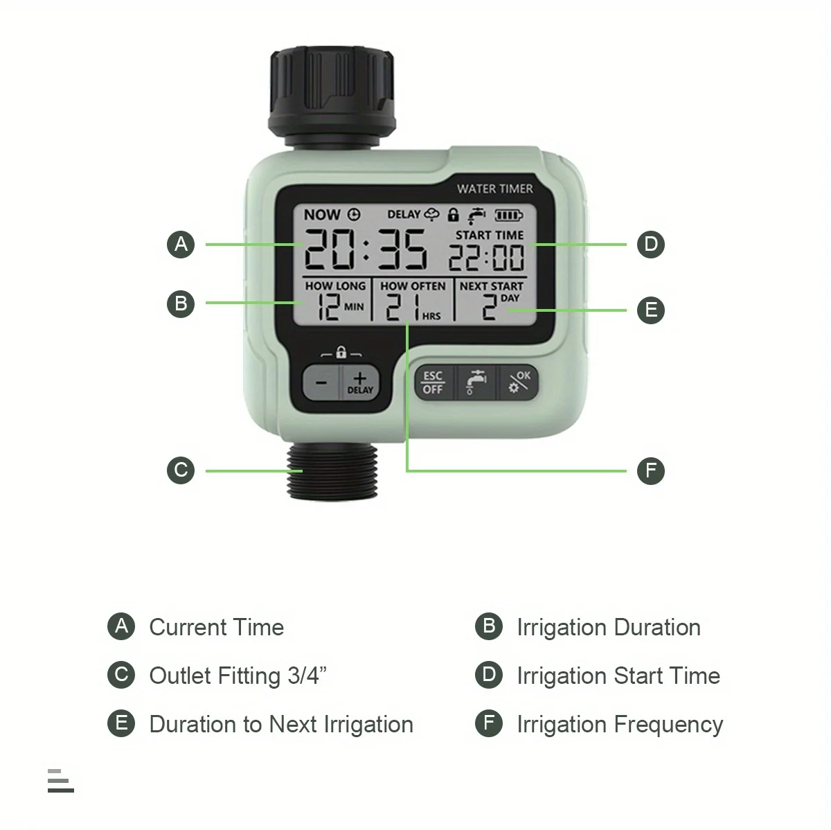 Watering System Dual Outlets A - Timer Dual Outlet recensie en prijs