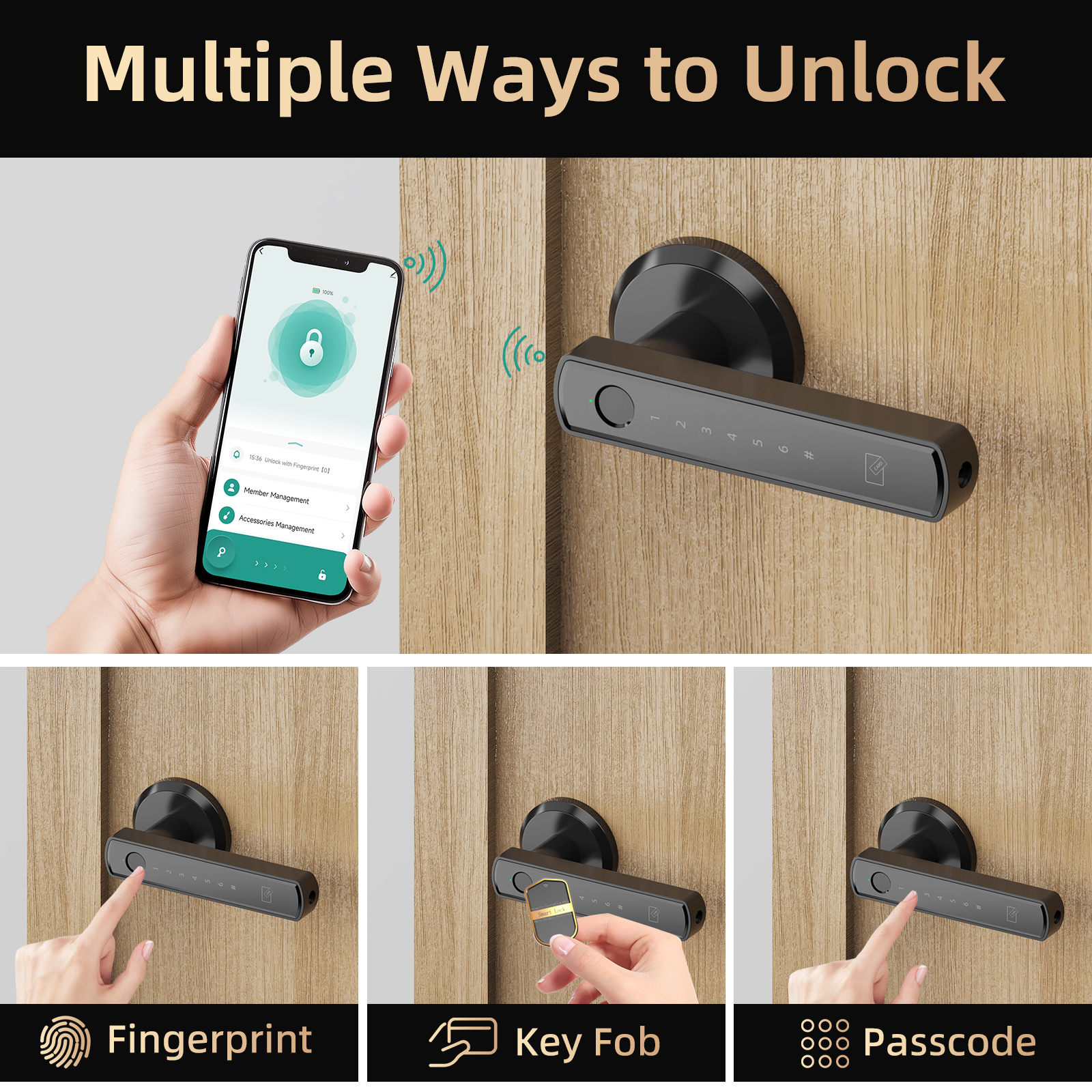 Viladepot Handle Shaped Smart  - Glass Door Hinge recensie en prijs