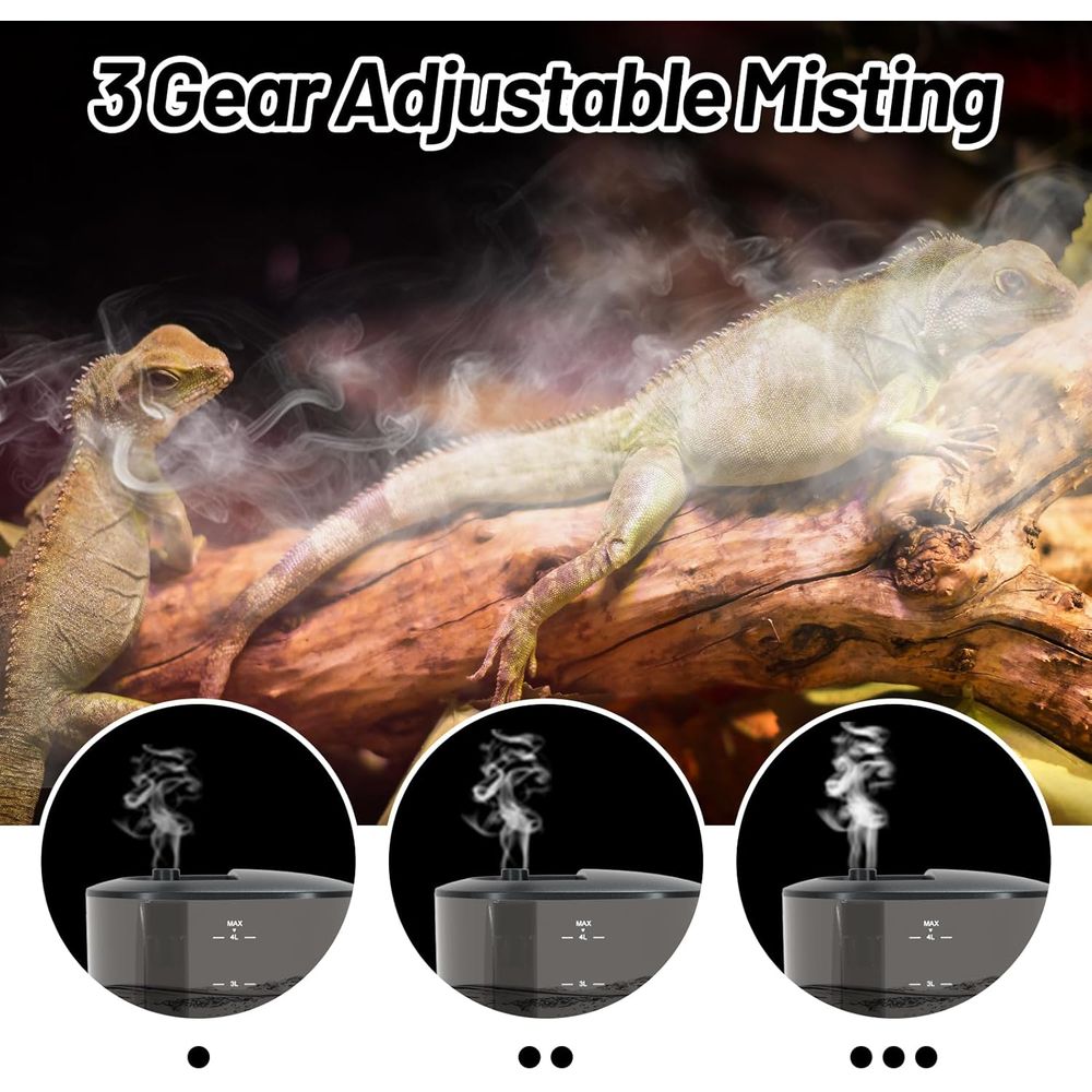 Large 4L Reptile Enclosure wit - Misting Nozzle Reptile recensie en prijs
