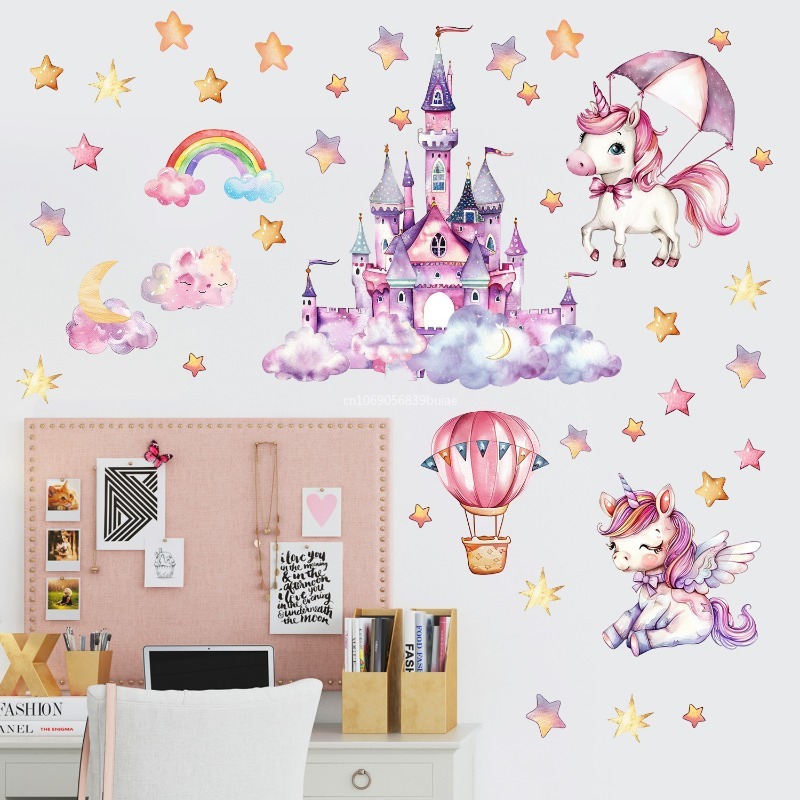 Unicorn Stars Luminous Wall St - Pvc Panel Background recensie en prijs