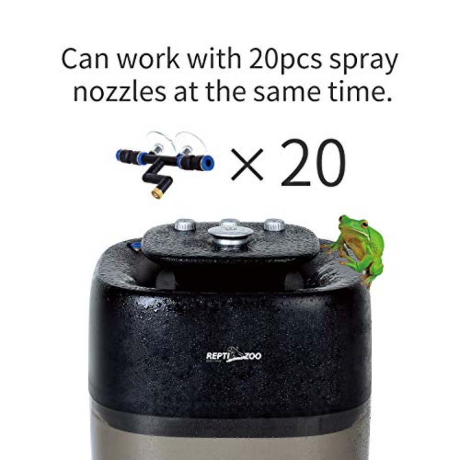 Reptile terrarium humidifier:  - Misting Nozzle Reptile recensie en prijs