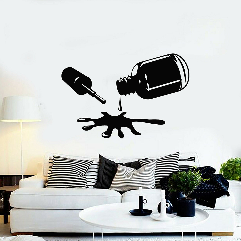 Nails Polish Wall Decals Bedro - Pvc Panel Background recensie en prijs