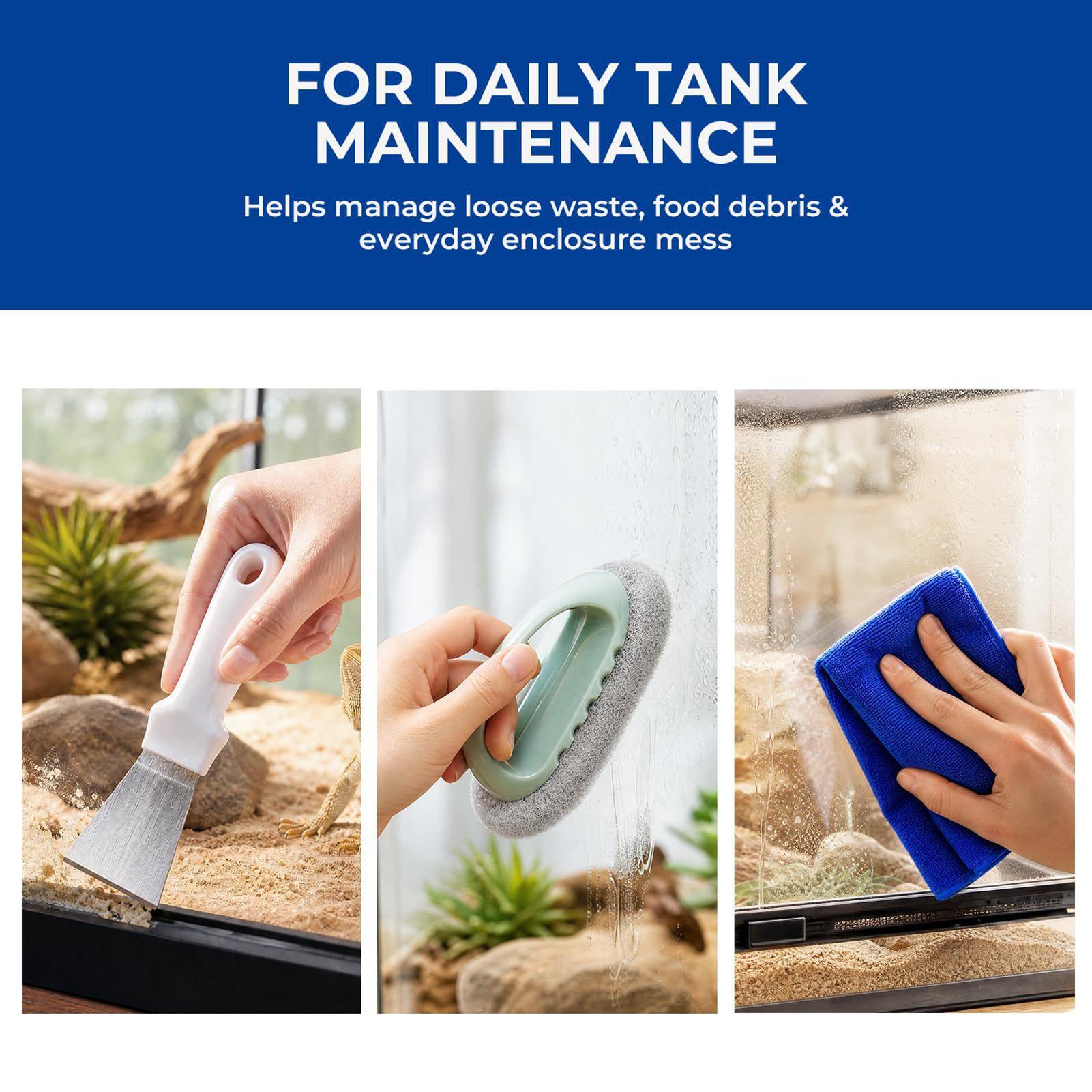 Reptile Tank Cleaning Kit With - Feeding Tong Stainless recensie en prijs