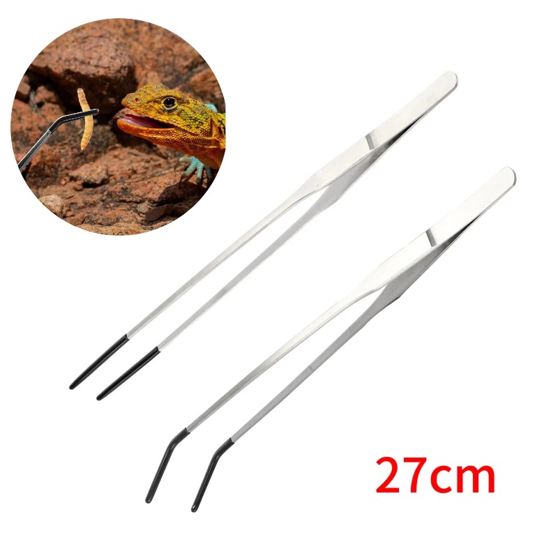 2Pcs Stainless Steel Tweezers  - Water Dish Reptile recensie en prijs