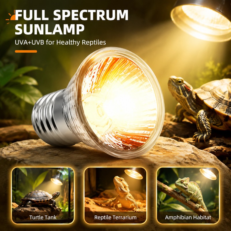 Multi-use Pet Basking Heat Lam - Calcium Powder Reptile recensie en prijs