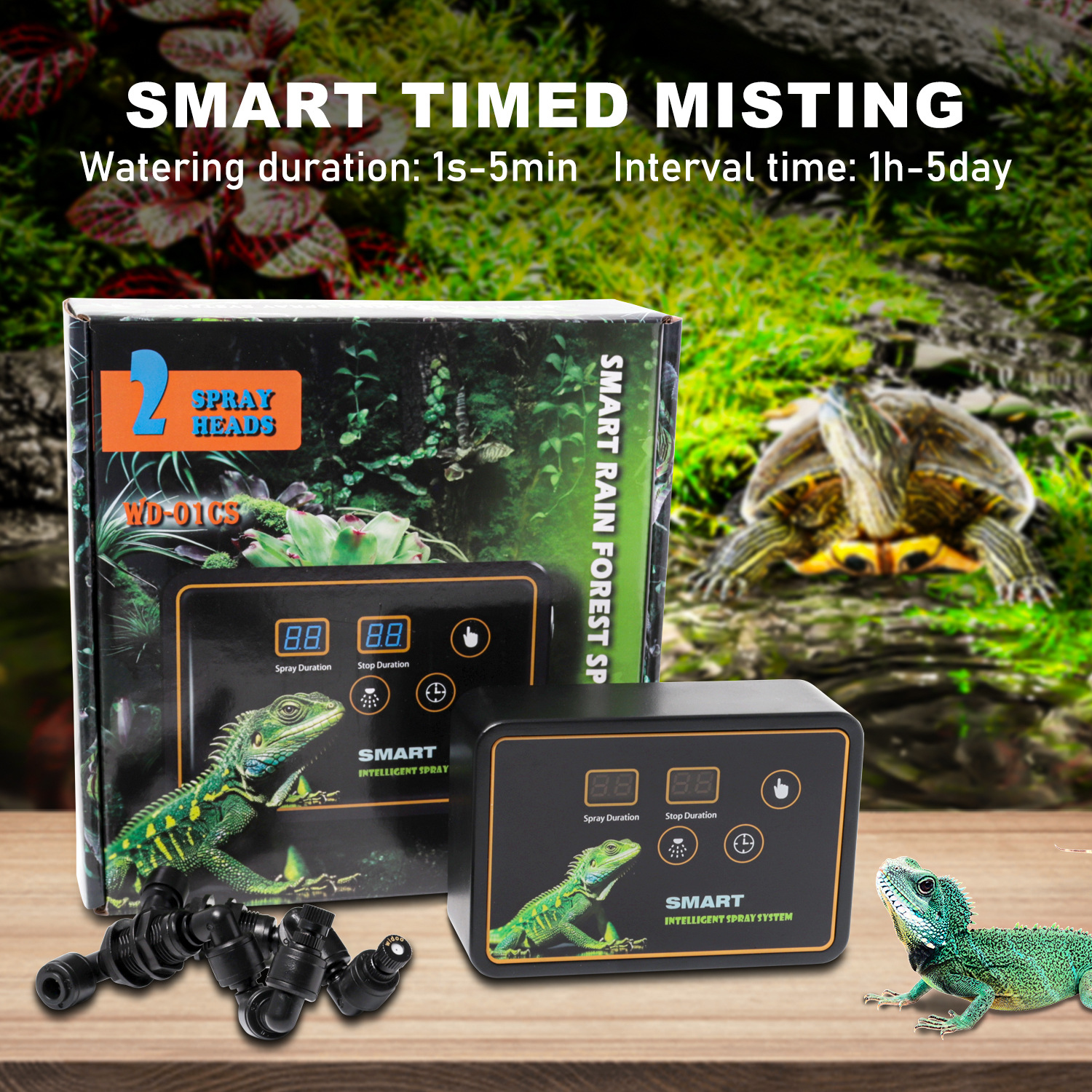 Automatic Reptile Spray System - Terrarium Fogger Ultrasonic recensie en prijs