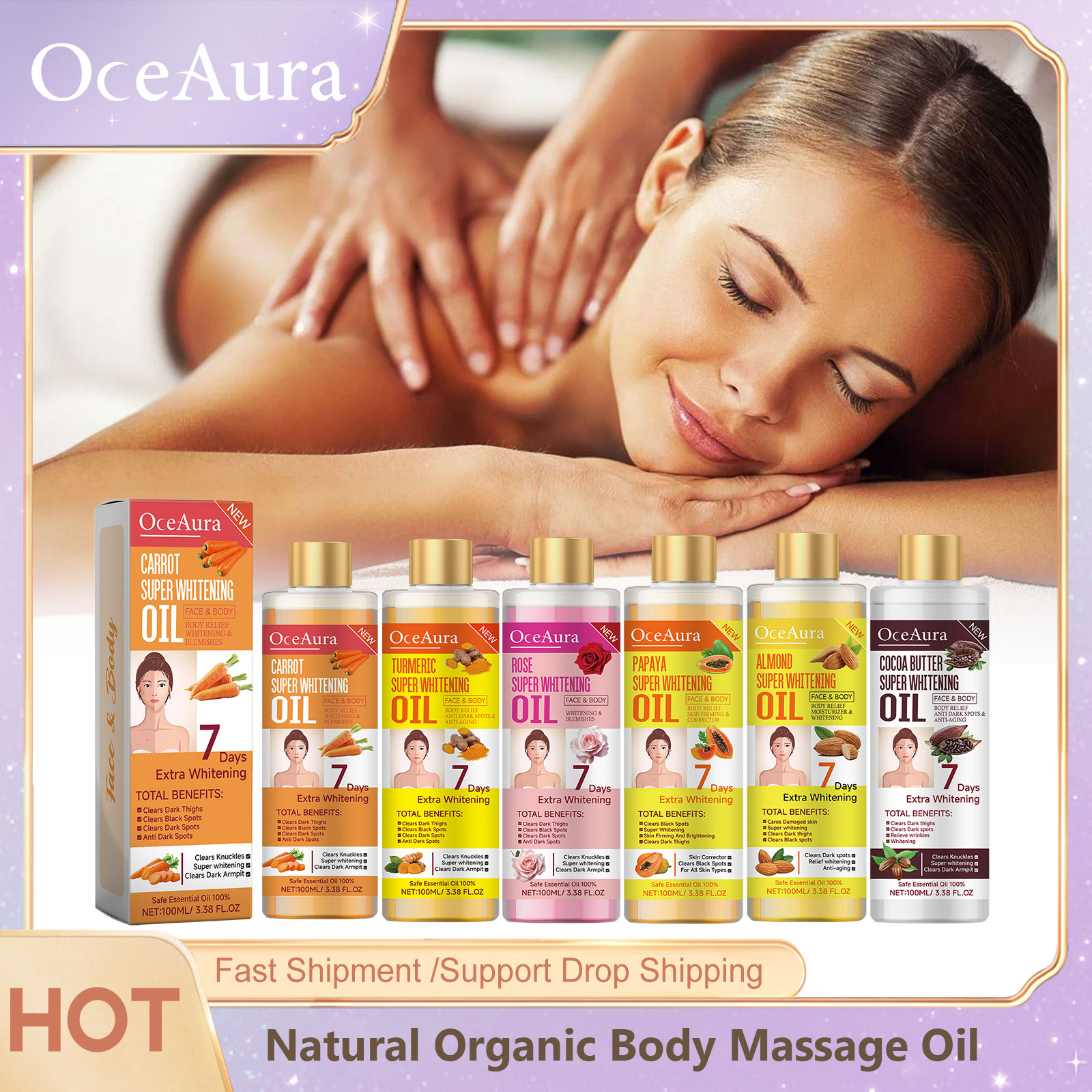 Body Whitening Oil 100ml Natur - Substrate Coconut Fiber recensie en prijs