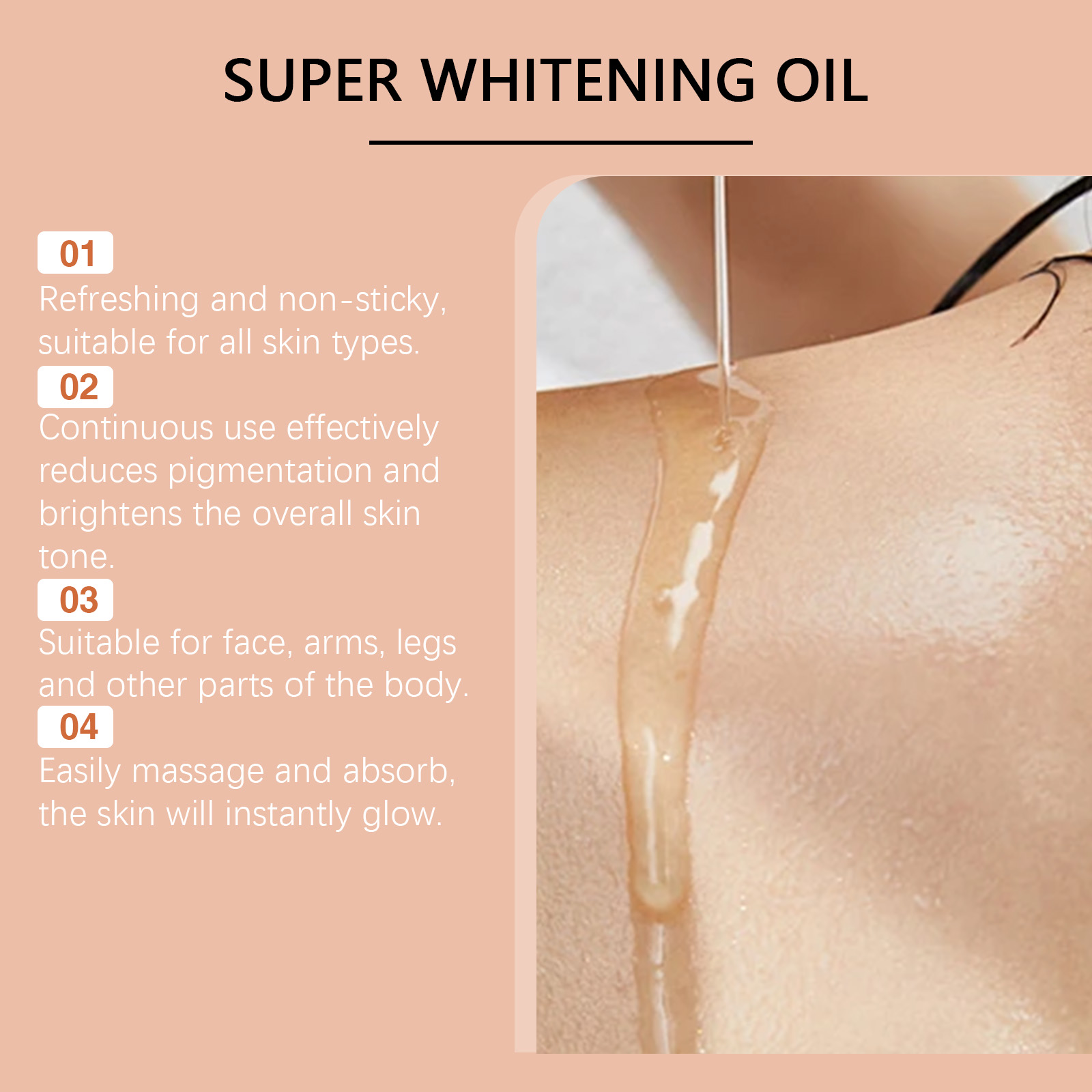 Body Whitening Oil 100ml Natur - Substrate Coconut Fiber recensie en prijs