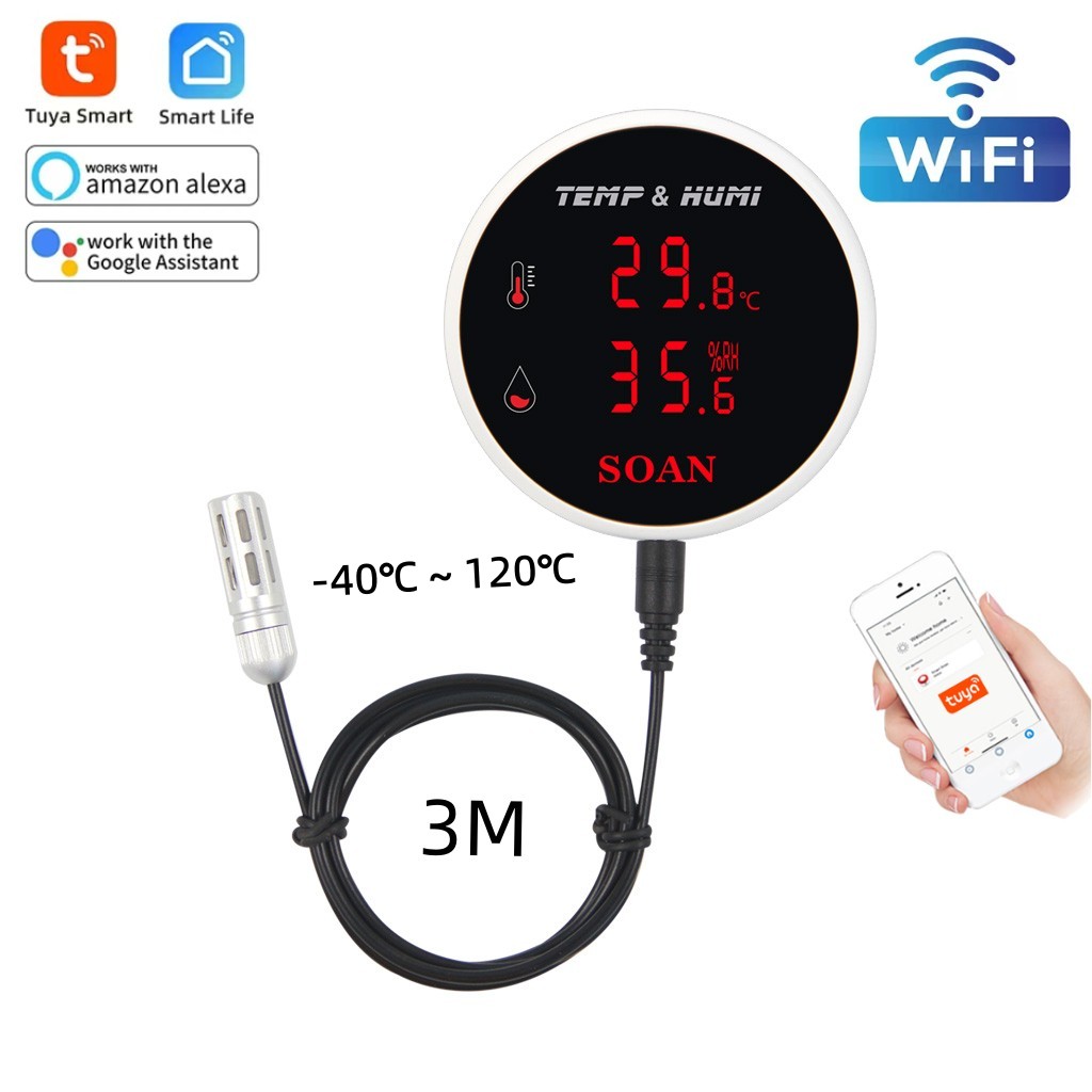 Tuya WiFi Temperature Humidity - Digital Hygrometer Probe recensie en prijs