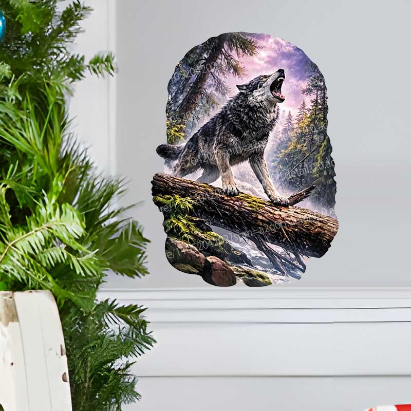 Wild Timberwolves Pattern Wall - Pvc Panel Background recensie en prijs