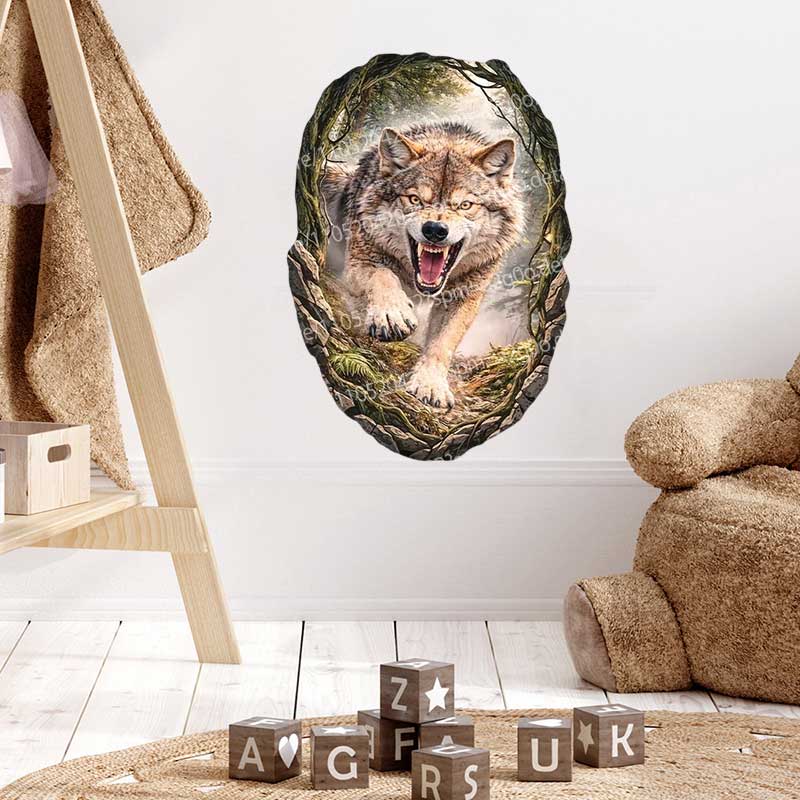 Wild Timberwolves Pattern Wall - Pvc Panel Background recensie en prijs