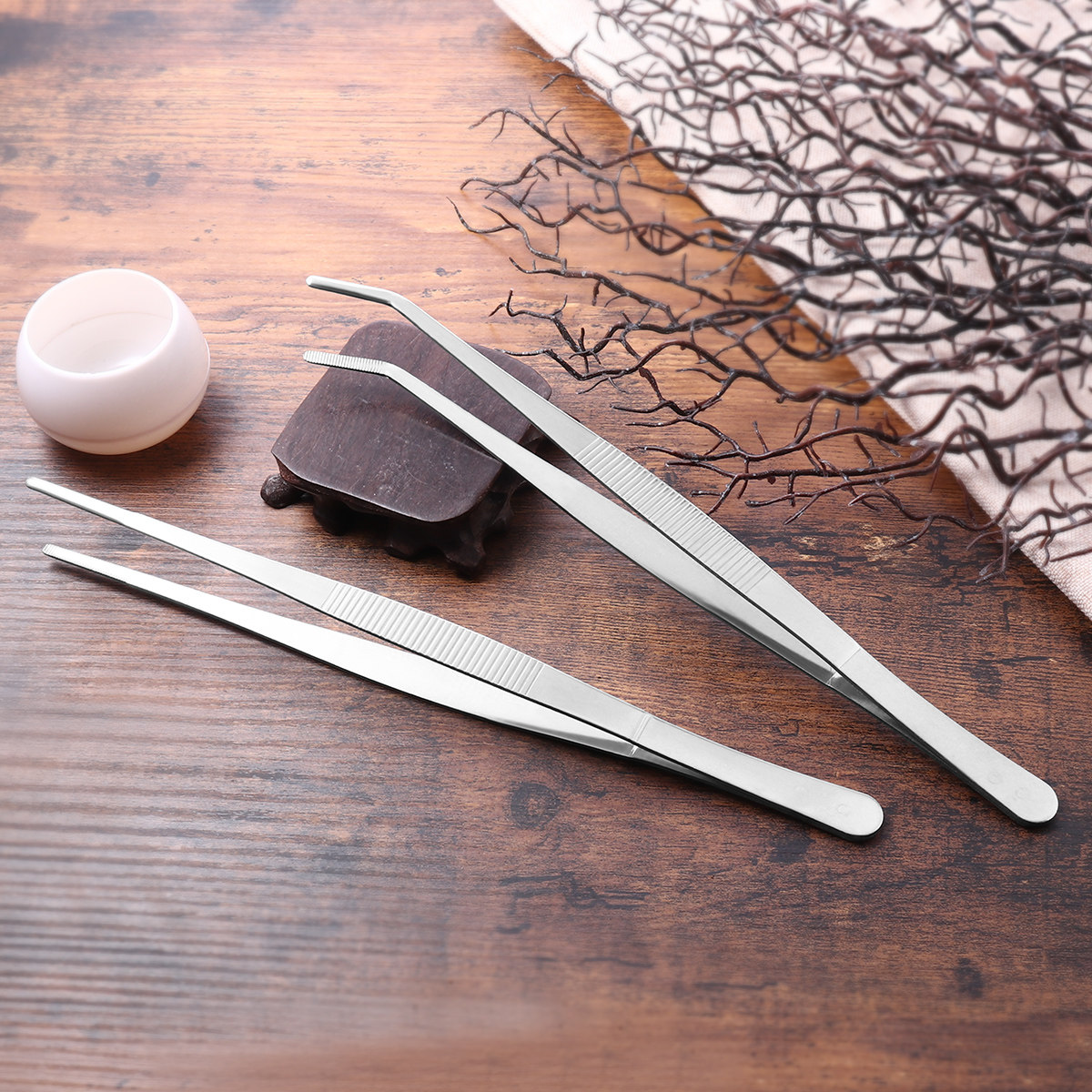 2Pcs 25Cm Stainless Steel Stra - Feeding Tong Stainless recensie en prijs