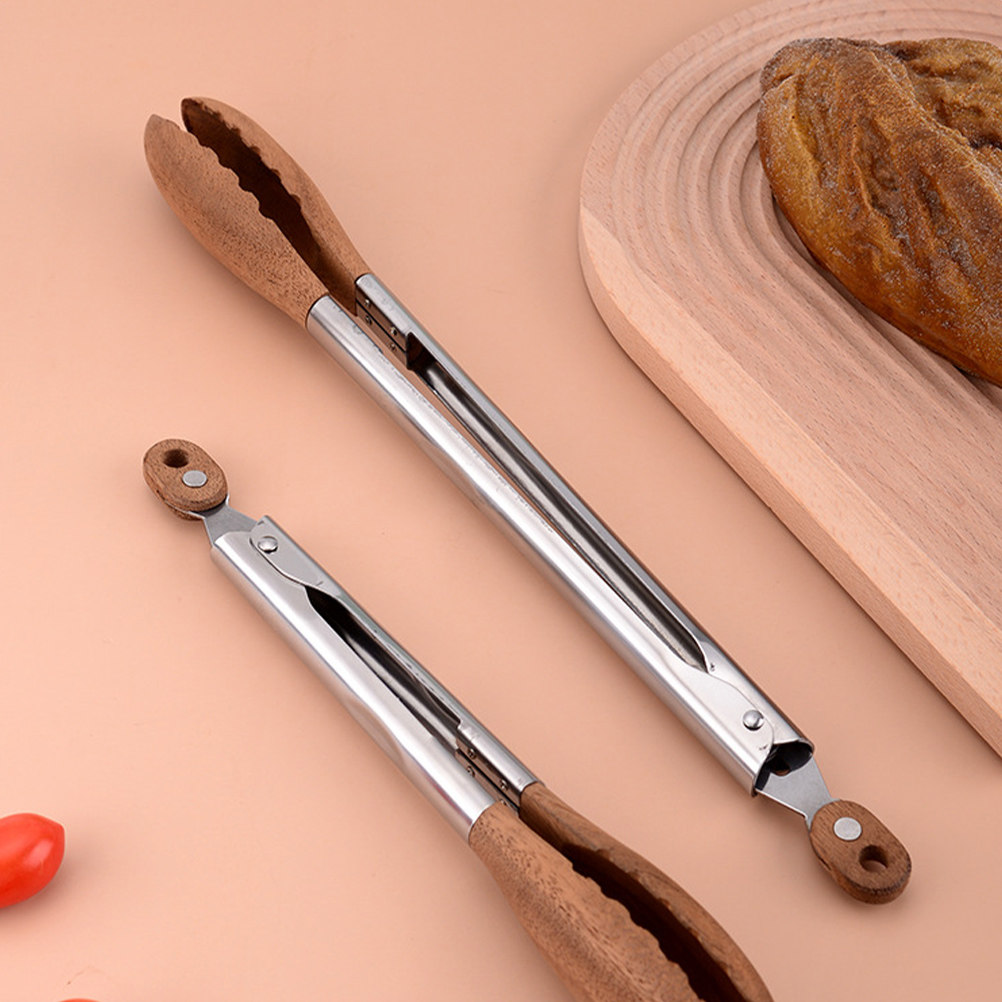 Walnut Wood Stainless Steel Fo - Feeding Tong Stainless recensie en prijs