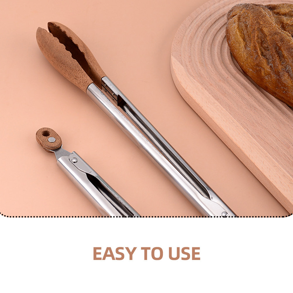Walnut Wood Stainless Steel Fo - Feeding Tong Stainless recensie en prijs