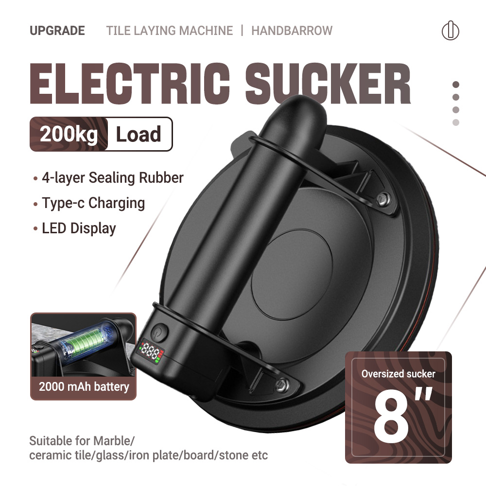 Electric Vacuum Suction Cup 8  - Ceramic Tile Floor recensie en prijs