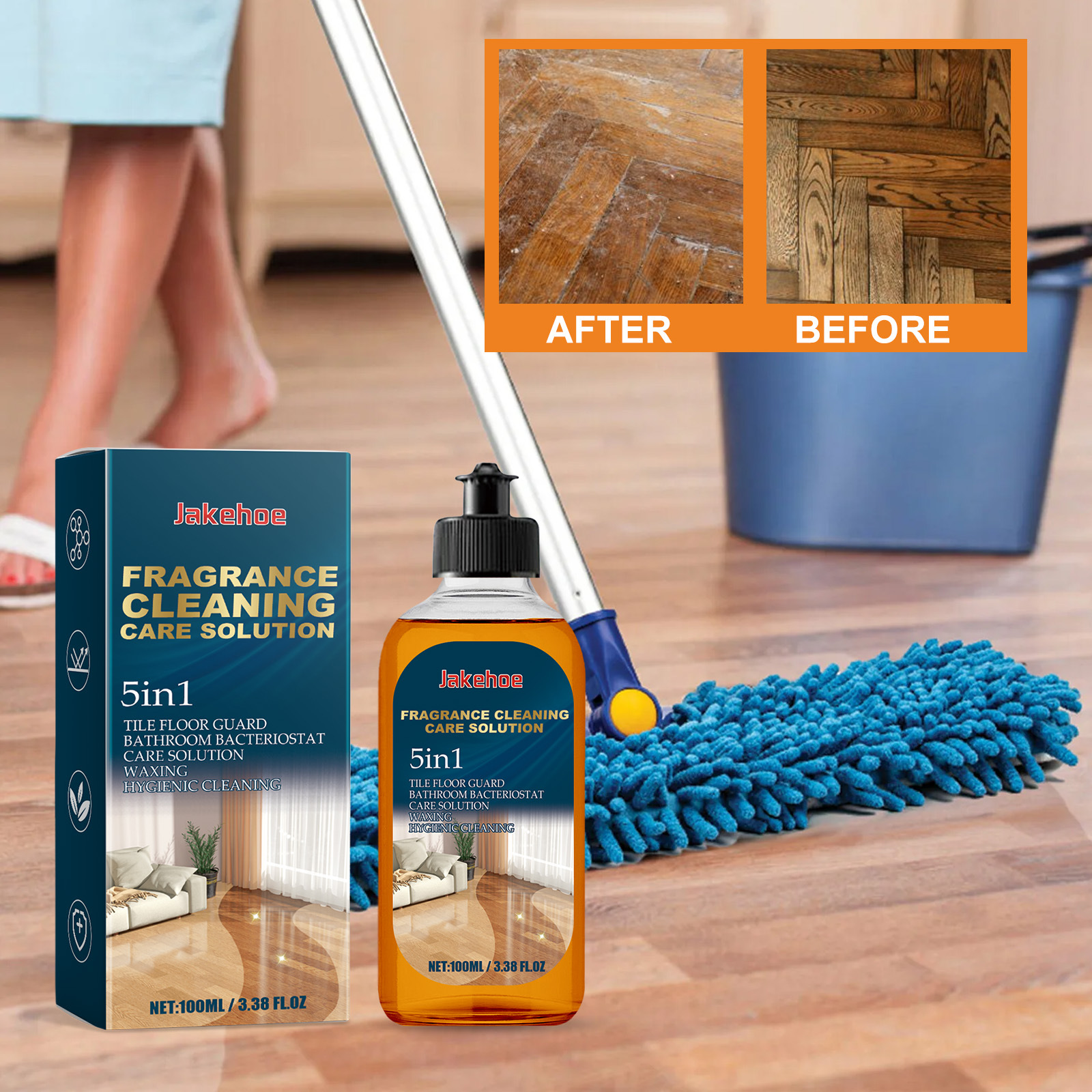 Jakehoe Floor Cleaner Decontam - Ceramic Tile Floor recensie en prijs