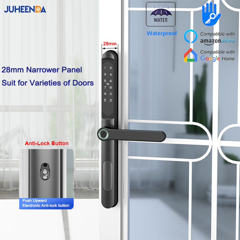 TTLock App Smart Aluminum Door - Glass Door Hinge recensie en prijs