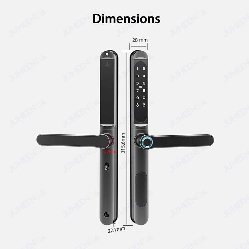 TTLock App Smart Aluminum Door - Glass Door Hinge recensie en prijs